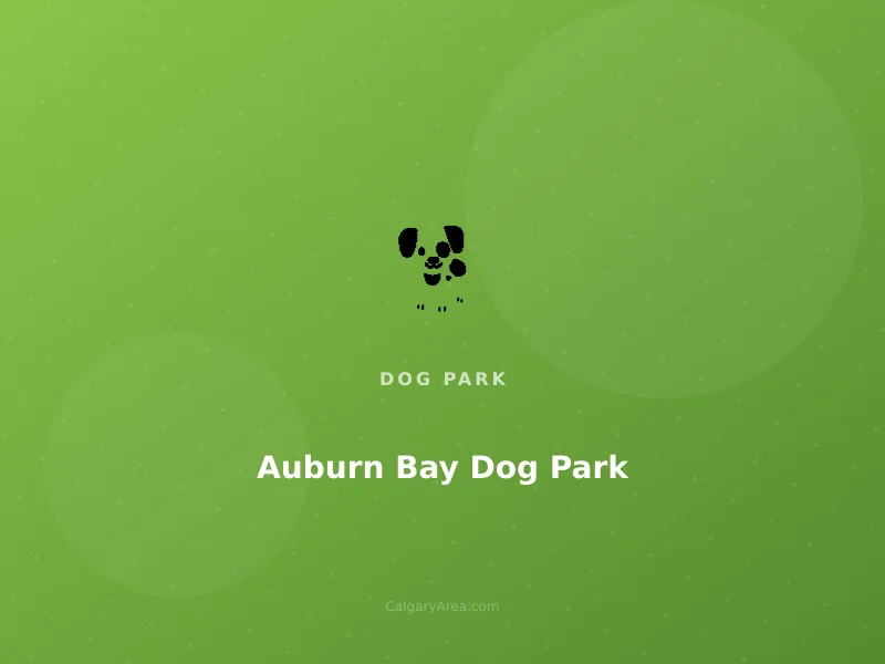 Auburn Bay Dog Park
