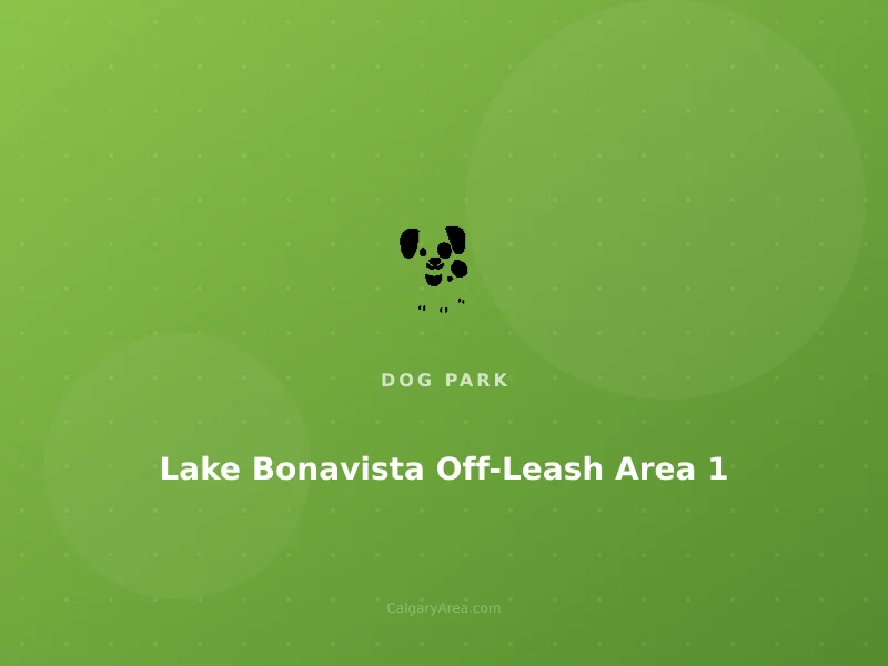 Lake Bonavista Off-Leash Area 1