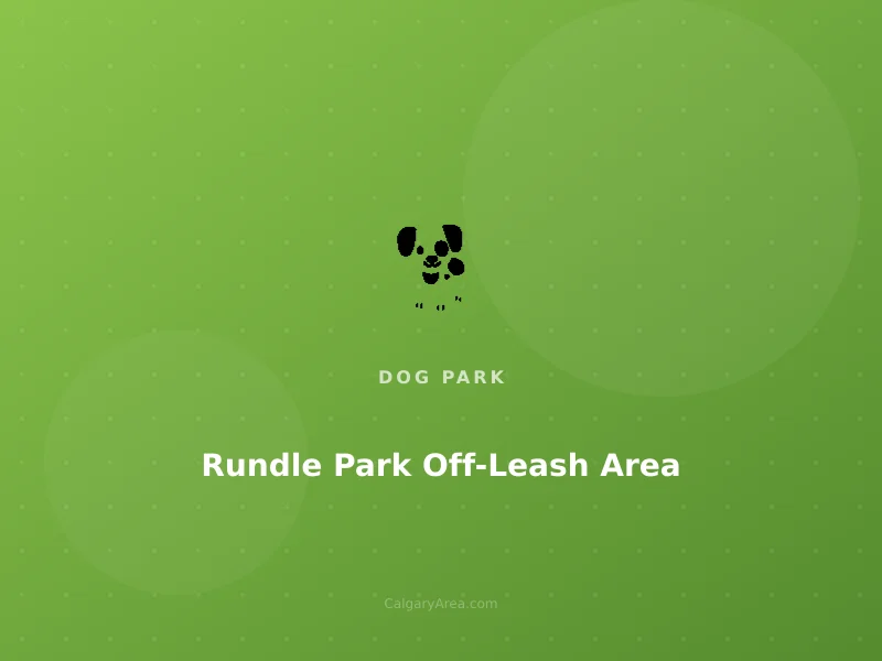 Rundle Park Off-Leash Area