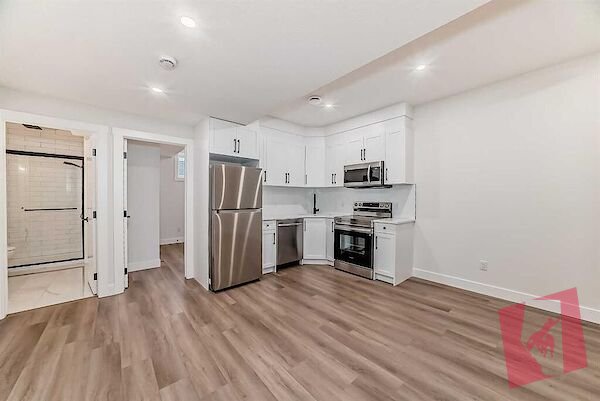 New Modern 2 Bedroom Legal Basement Suite - Utilities included