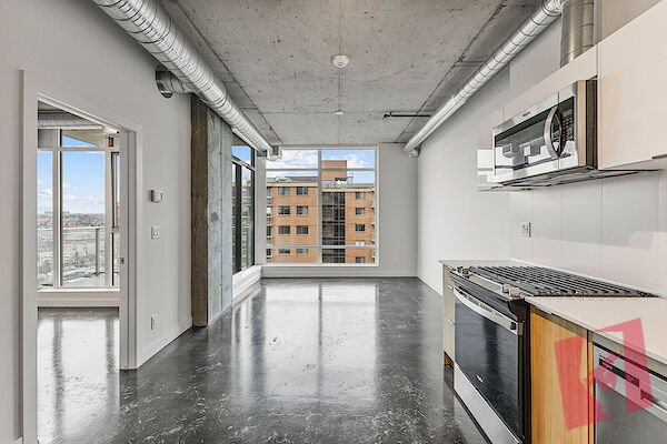 Unique Industrial Style 1BR Apartment with City Views photo 2