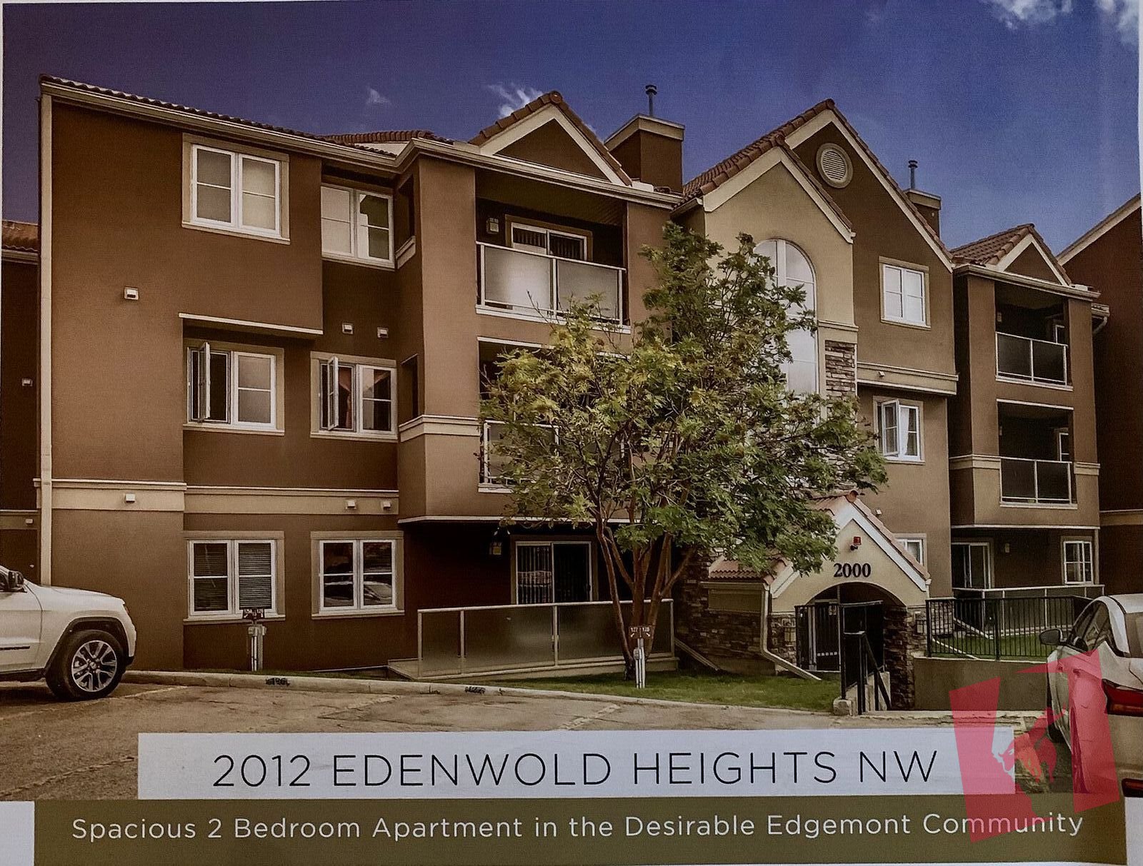 2 Bedroom 2 Bath Condo Apt in Edgecliff Estates, NW Calgary for Rent