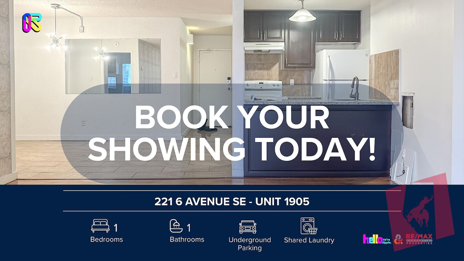 221 6 Avenue SE (Rocky Mountain Court) - Unit 1905, Calgary - Unit 1905