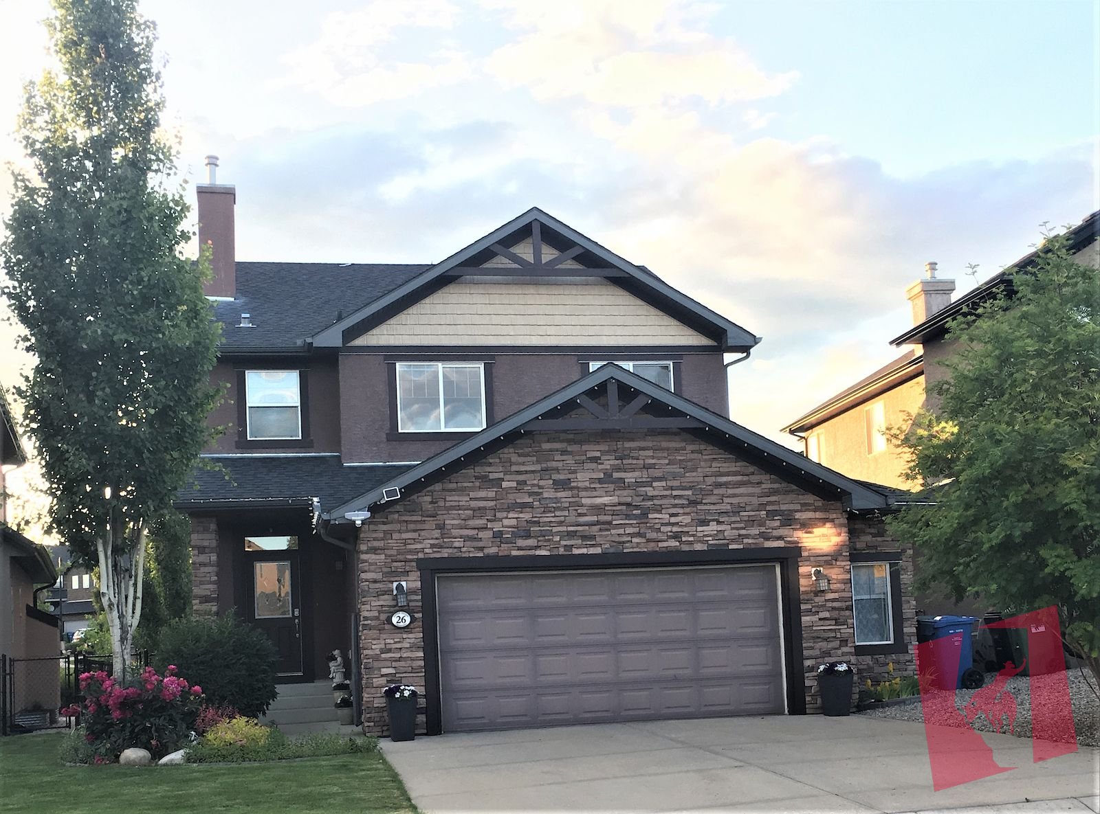 Two-Story House Backing to a Park in Aspen Woods