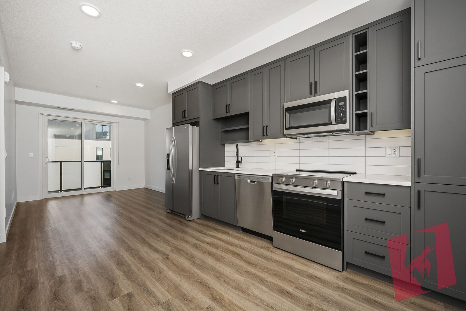 Brand New, Two Bedroom Corner Unit with Balcony!