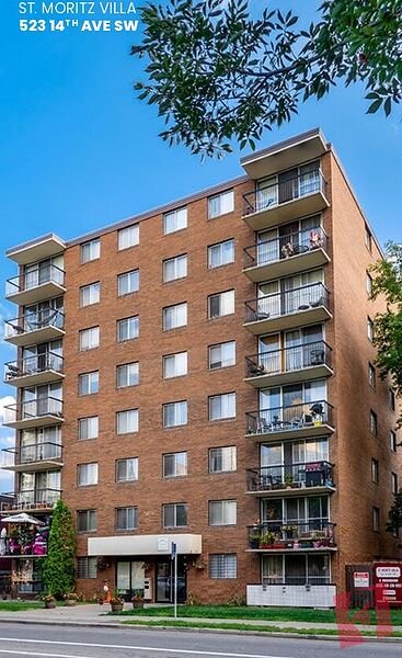 The St. Moritz! Quiet, Concrete Construction, with Balconies!