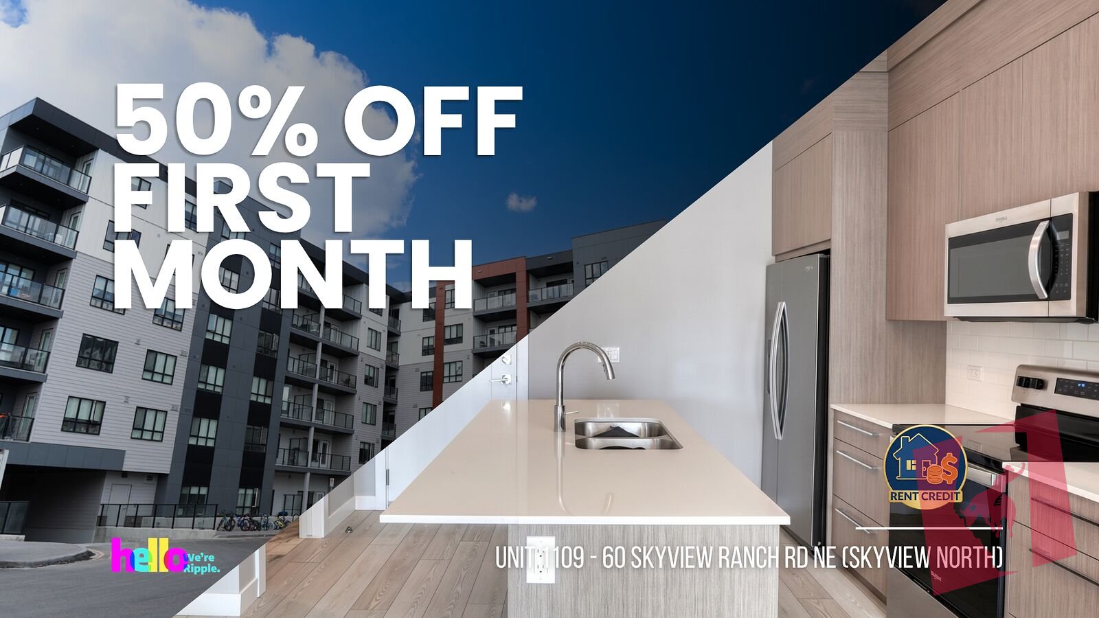60 Skyview Ranch Rd NE (Skyview North) - Unit 1109, Calgary - Unit 1109