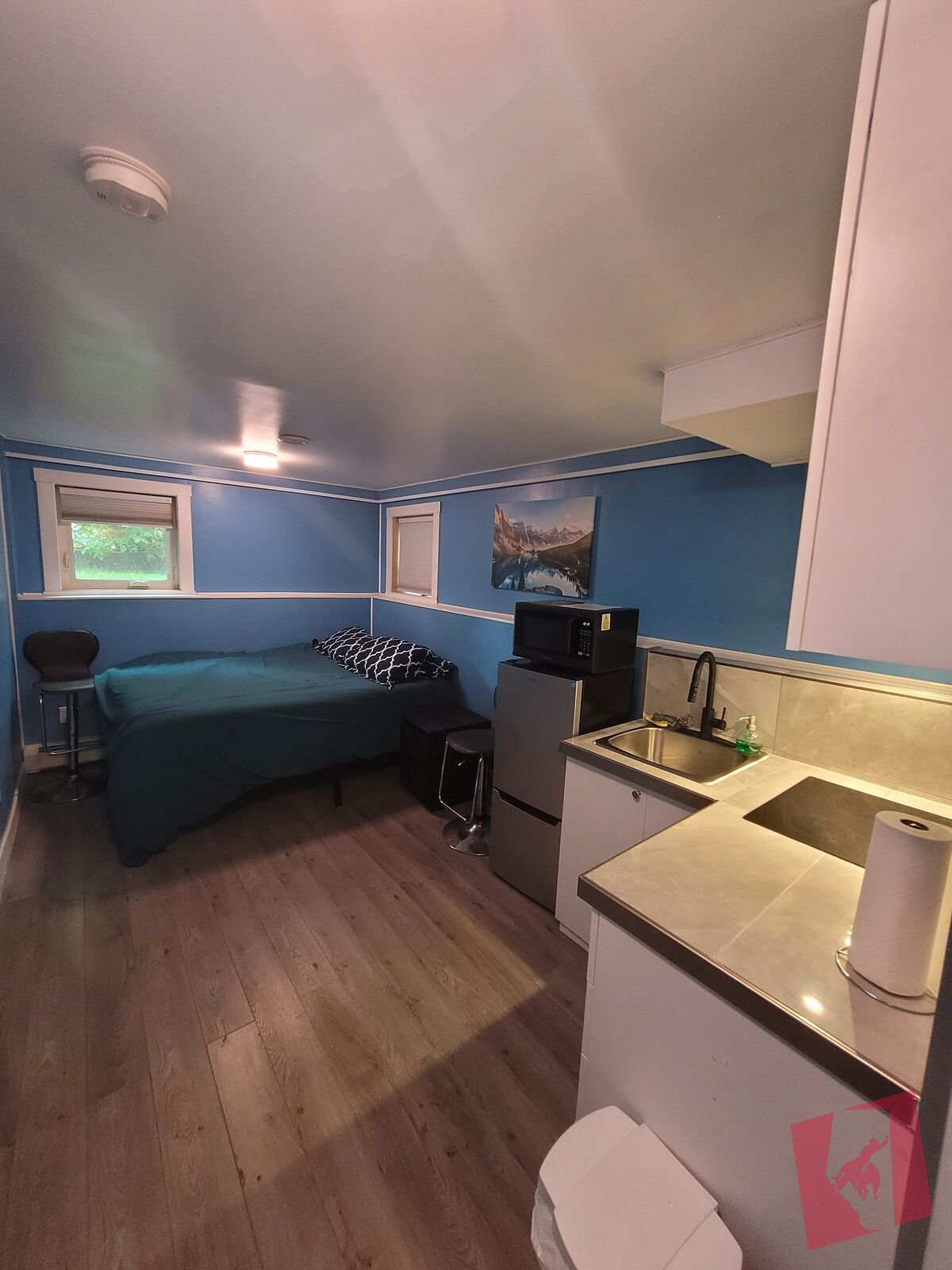 Studio basement suite