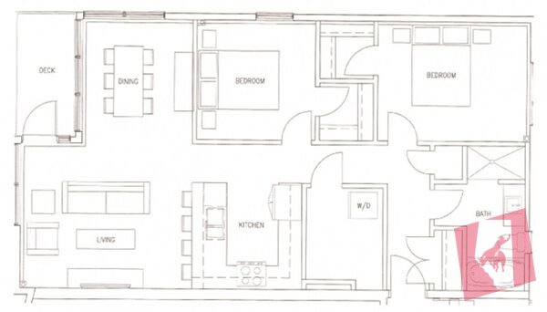 Top floor, corner w/ balcony sw facing downtown view photo 2