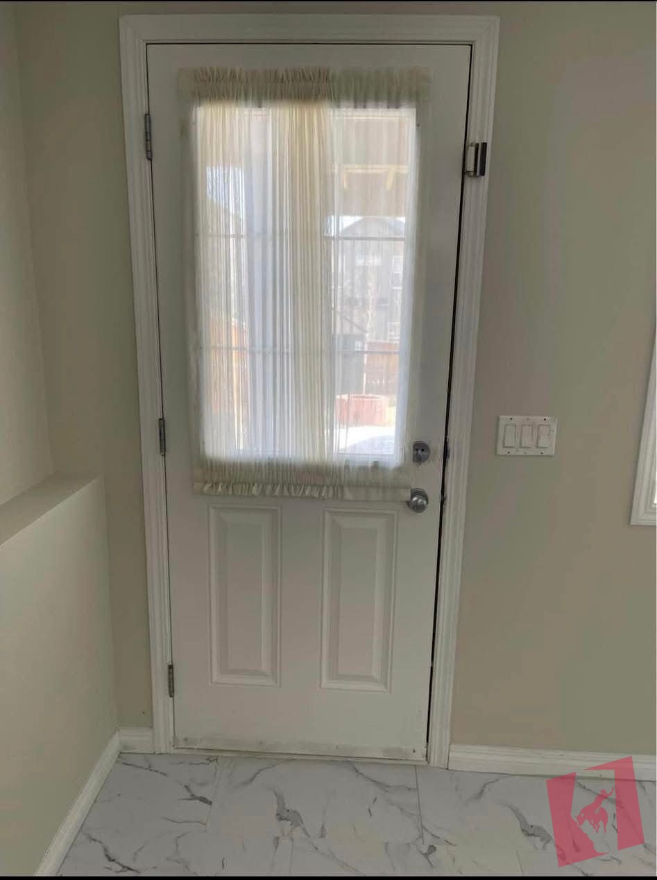 A very clean with separate entry basement, separate laundry